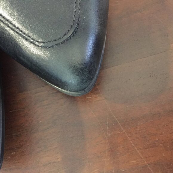 ECCO LEATHER FLAT SHOES SIZE 10 - Picture 8 of 8